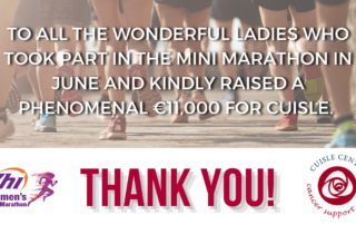 Mini Marathon Fundraising Cuisle cancer support