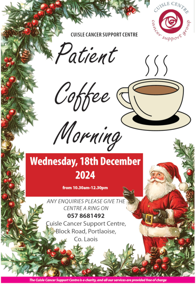 Patient Coffee Morning Cuisle Cancer Support