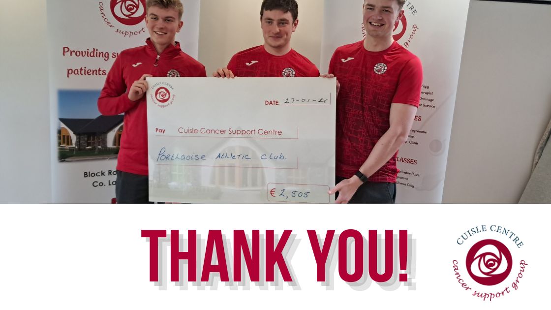 Portlaoise Athletic Club Fundraiser Cuisle Cancer Support